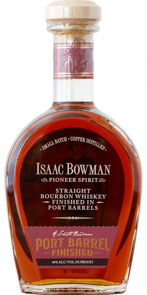 Isaac Bowman Straight Bourbon Whiskey Port Barrel Finished