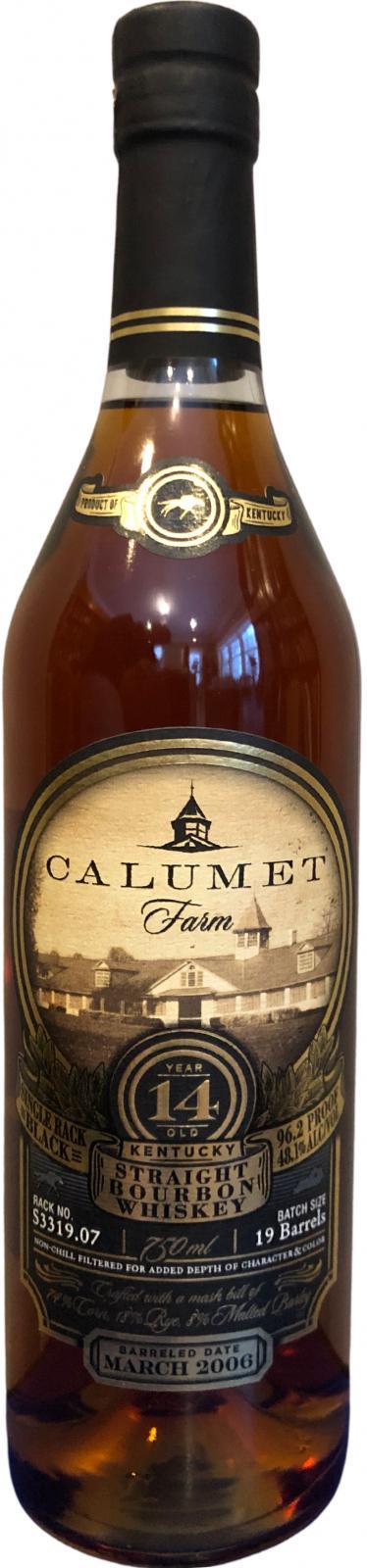 Calumet Farm 2006 Kentucky Straight Bourbon Whiskey