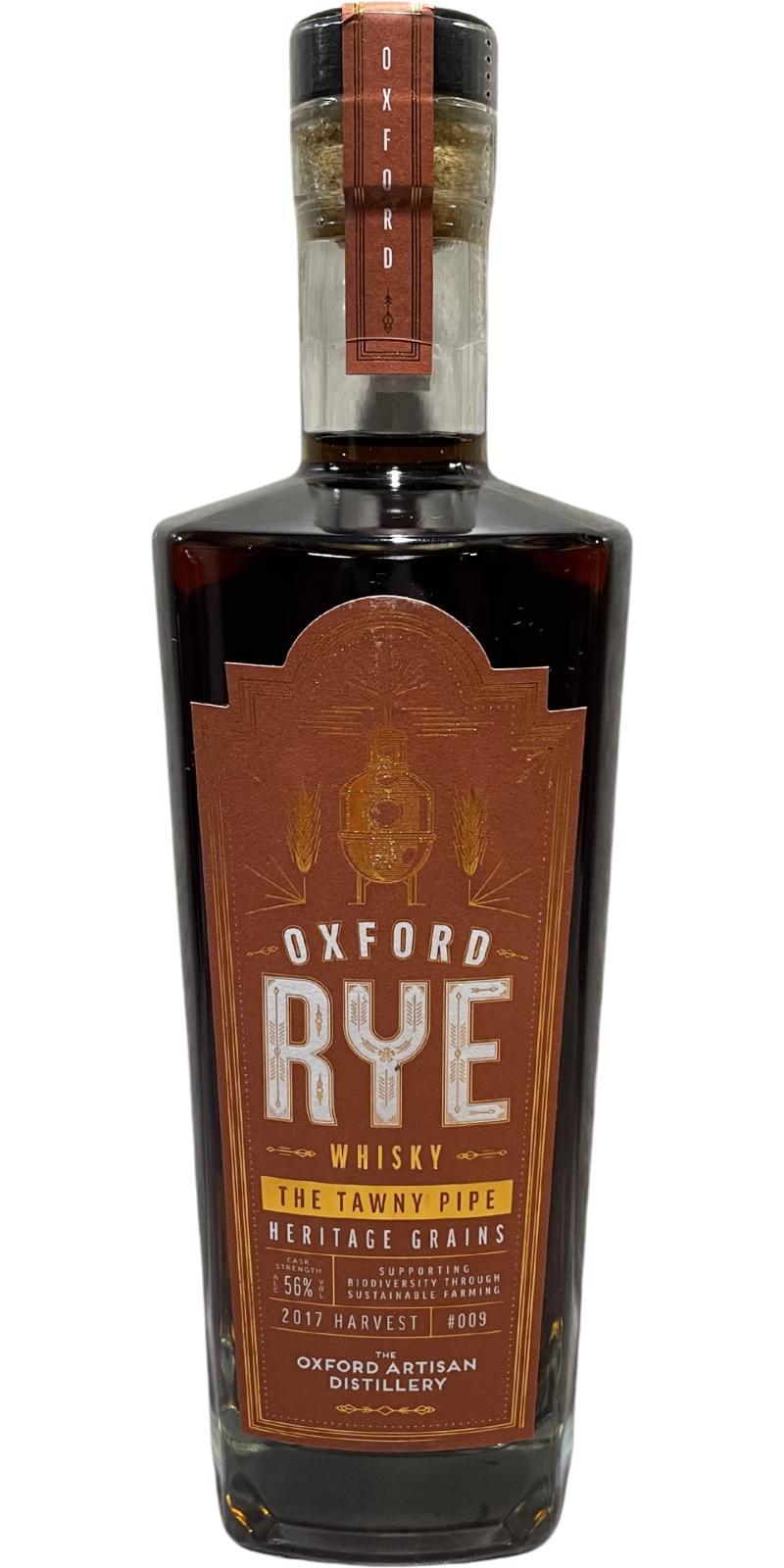 Oxford Rye Whisky The Tawny Pipe