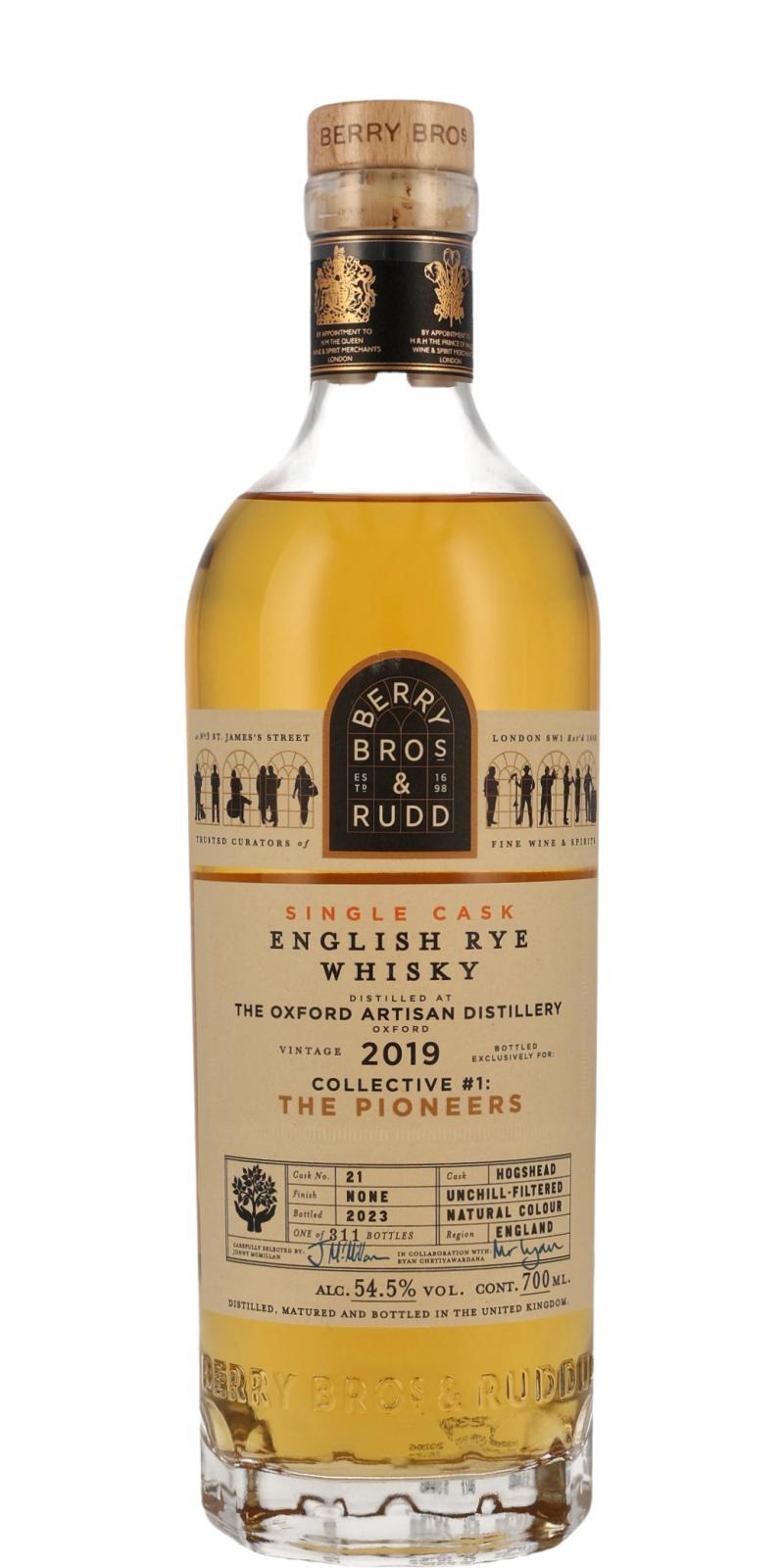 The Oxford Artisan Distillery 2019 BR Collective #1: The Pioneers