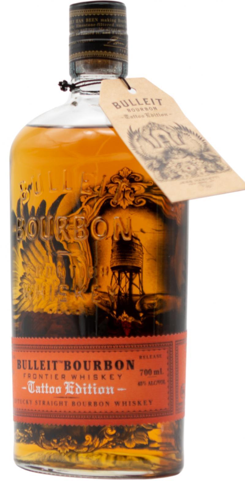Bulleit Bourbon Limited Release Tattoo Edition Kentucky Straight Bourbon Whiskey