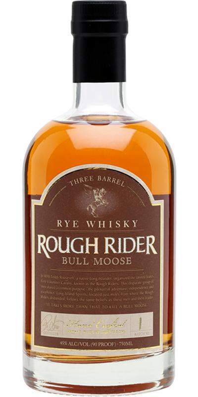 Rough Rider Bull Moose Three Barrel Rye Whisky