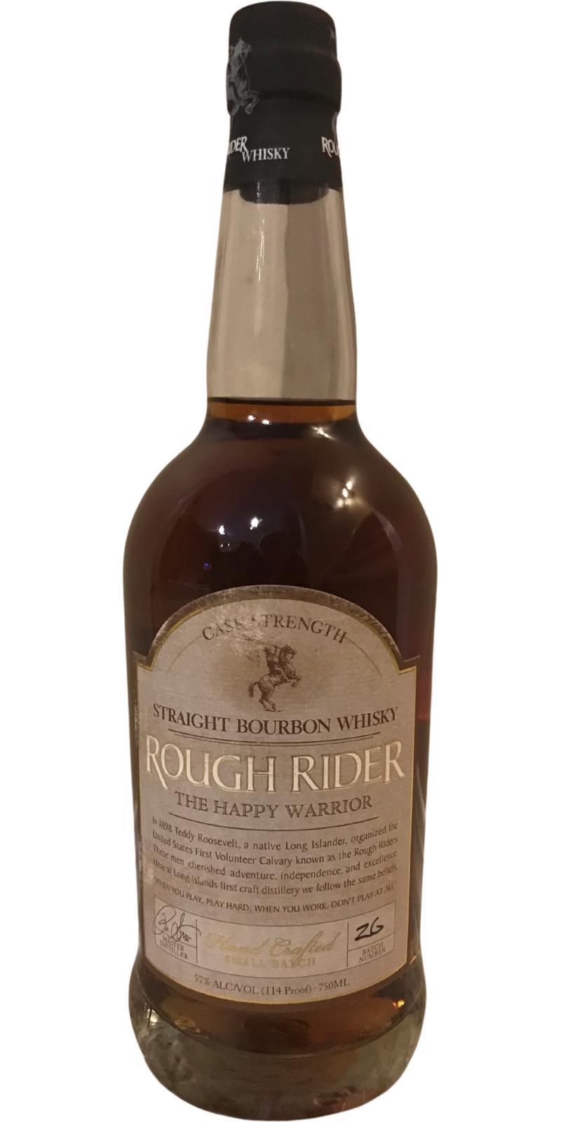 Rough Rider The Happy Warrior Straight Bourbon Whisky