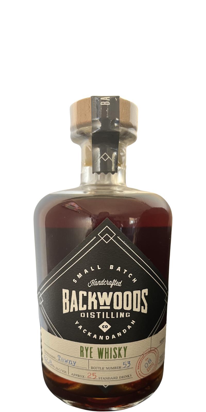 Backwoods Distilling Rye Whisky