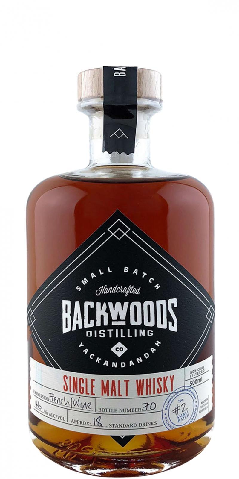 Backwoods Distilling Single Malt Whisky Small Batch
