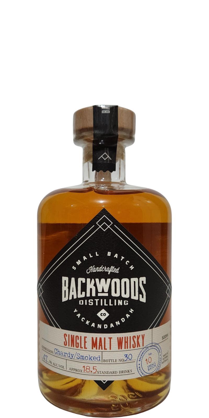 Backwoods Distilling Single Malt Whisky Chardy/Smoke