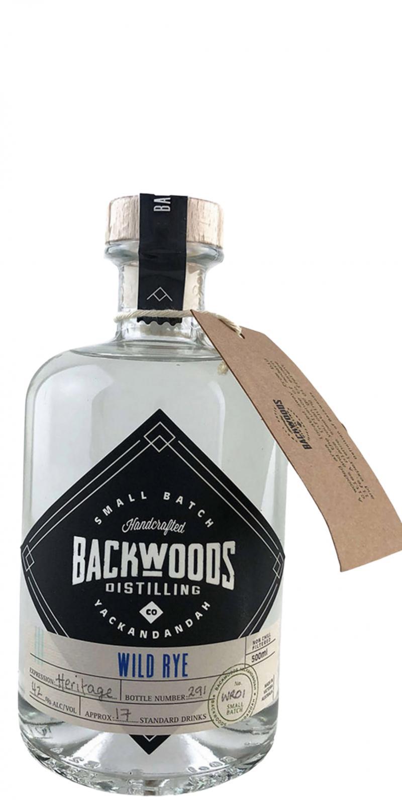 Backwoods Distilling Wild Rye Small Batch