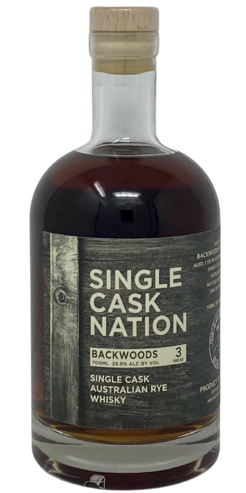 Backwoods Distilling 2018 JWC Single Cask Nation