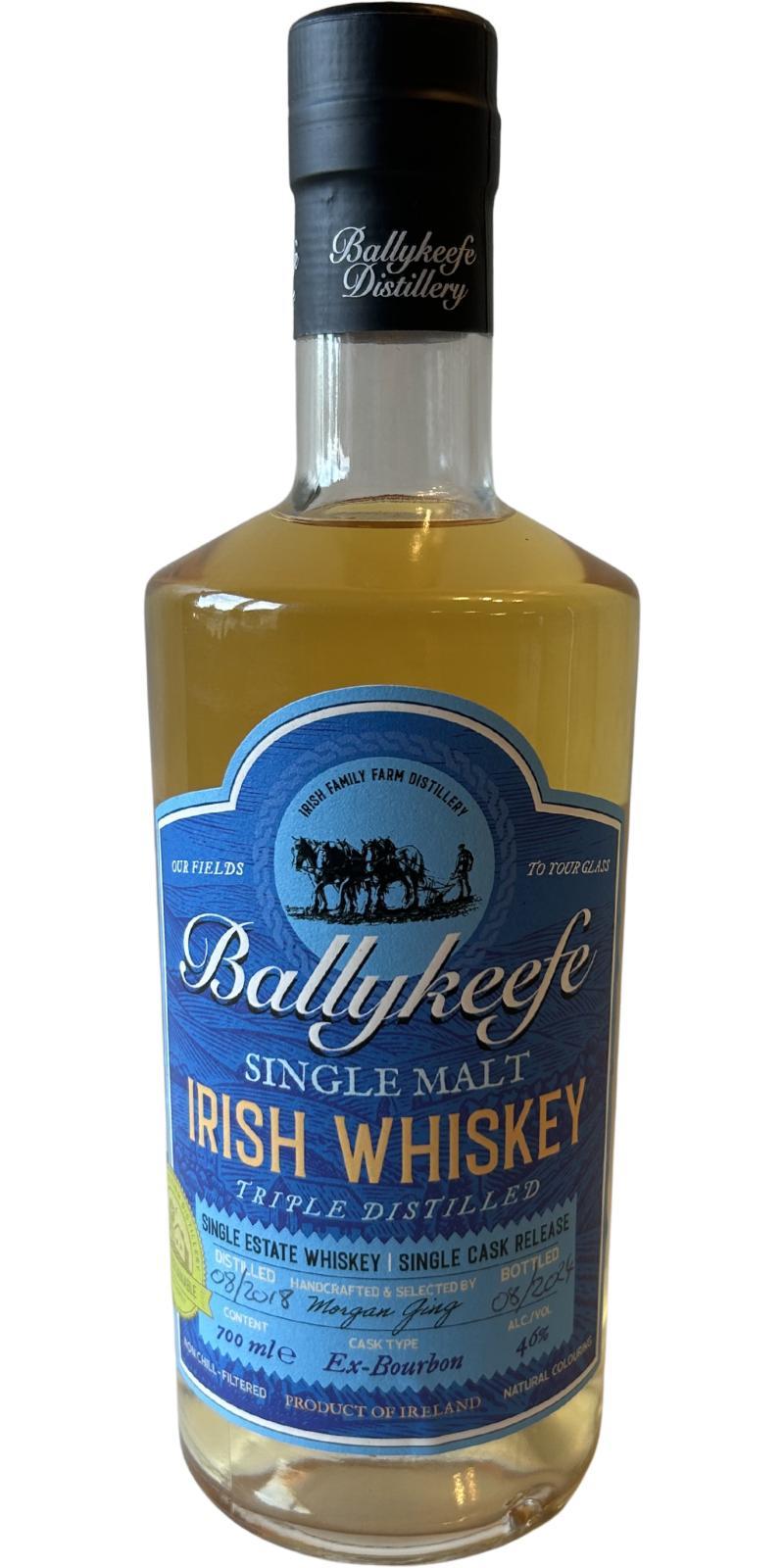 Ballykeefe Distillery 2018 Single Cask Release