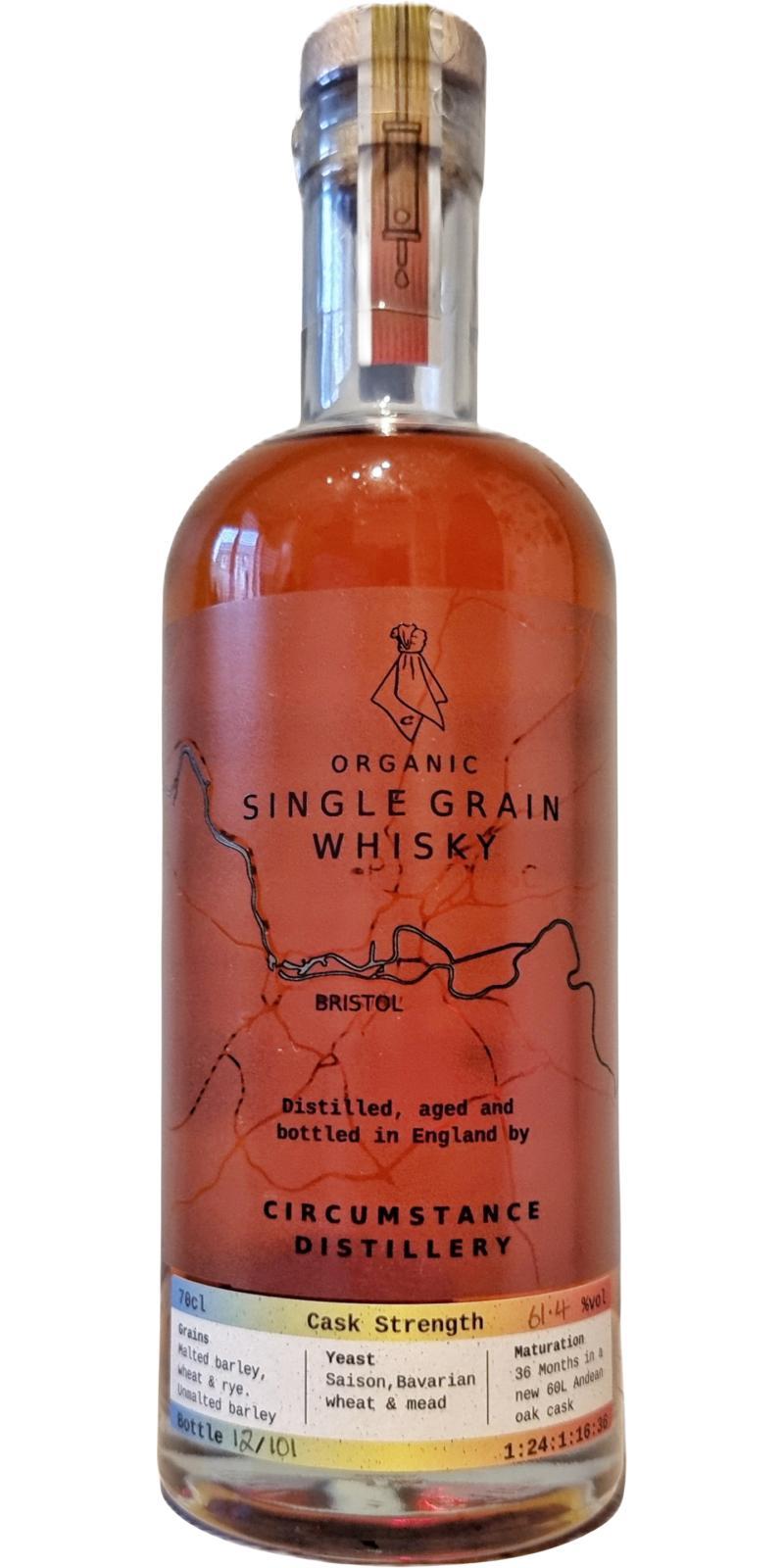 Circumstance 03-year-old Organic Single Grain Cask Blend Whisky 1:24:1:16:36