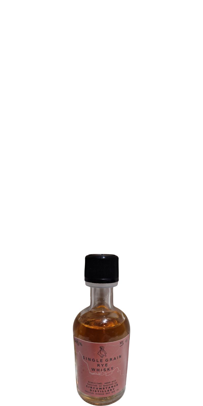 Circumstance Single Grain Rye Whisky