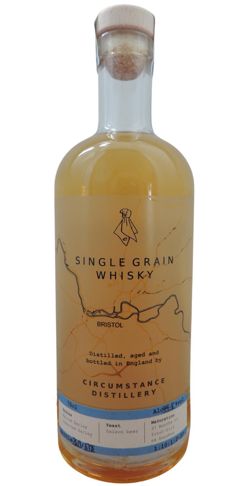 Circumstantial Single Grain Whisky 1:10:1:2:37