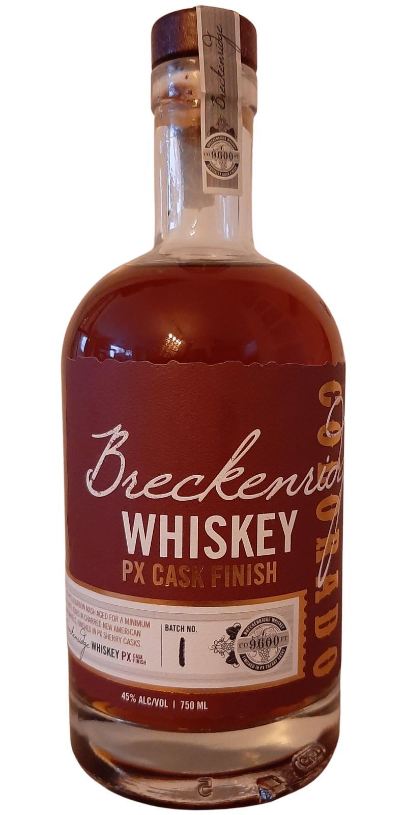 Breckenridge Whiskey PX Cask Finish