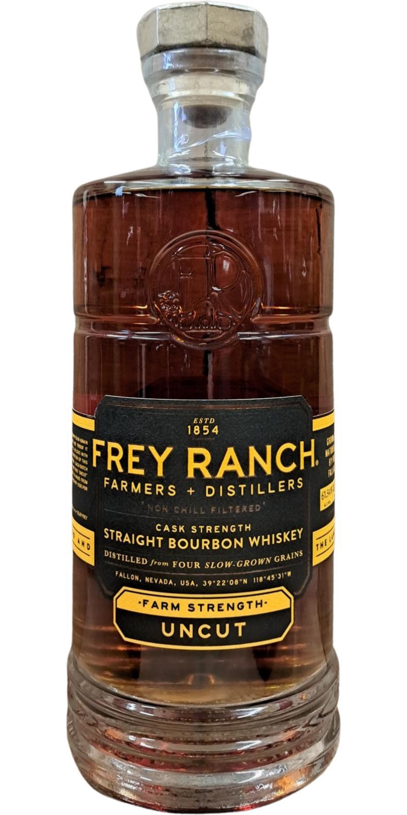 Frey Ranch Farm Strength Uncut The Un-Chillfiltered Collection - Cask Strength