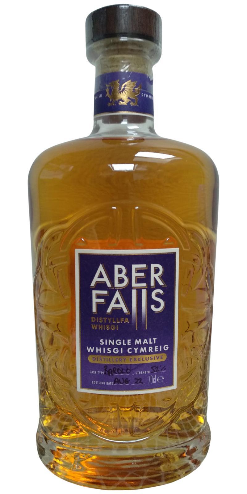 Aber Falls Single Malt Whisgi Cymreig Distillery Exclusive