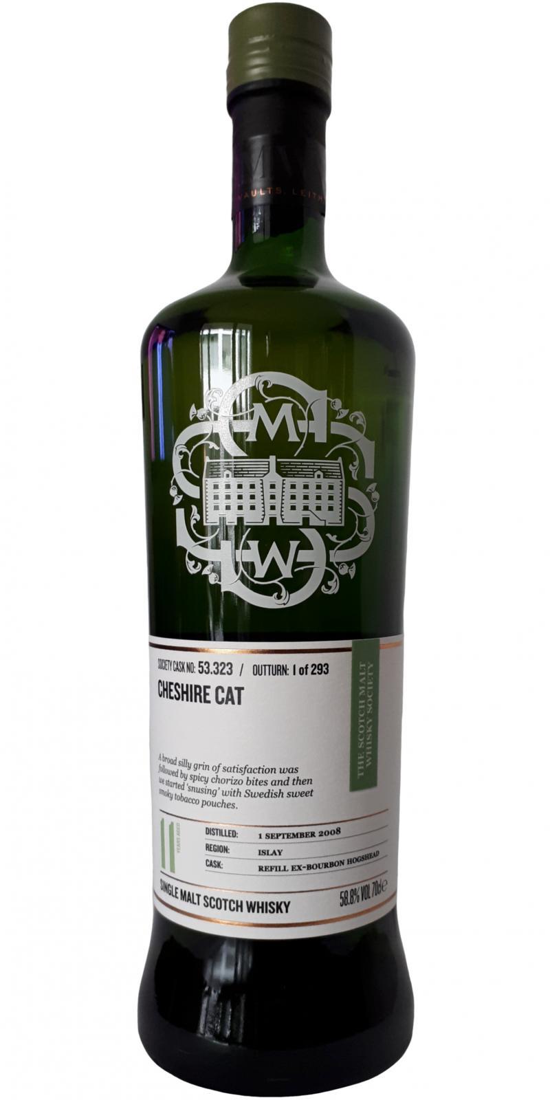 Caol Ila 2008 SMWS 53.323 Cheshire Cat