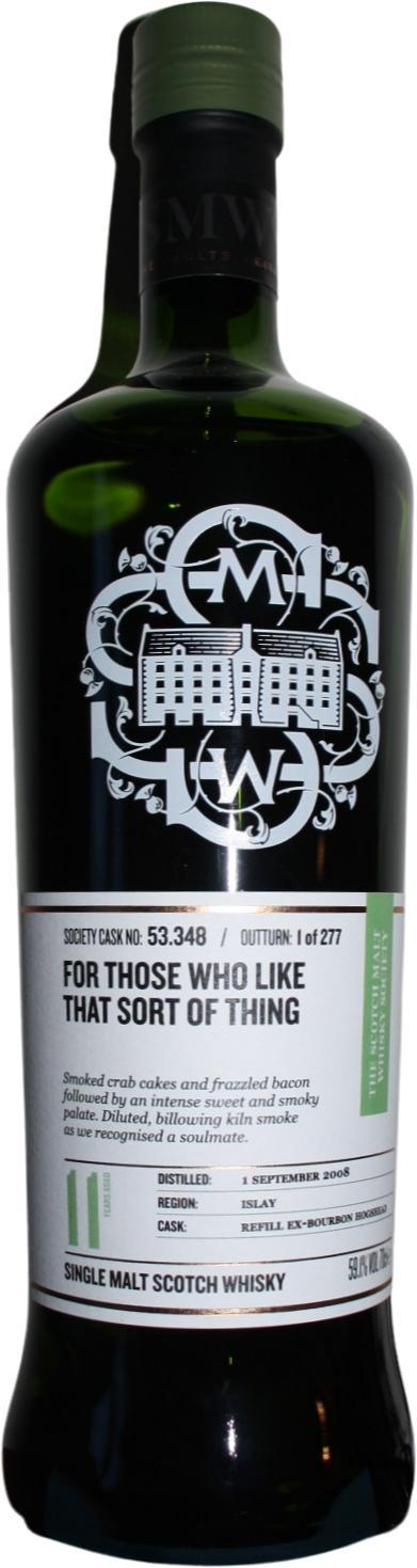 Caol Ila 2008 SMWS 53.348 For those who like that sort of thing