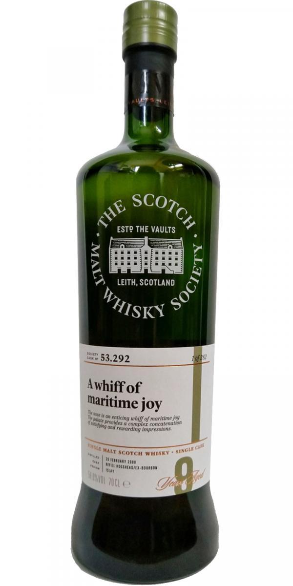 Caol Ila 2009 SMWS 53.292 A whiff of maritime joy