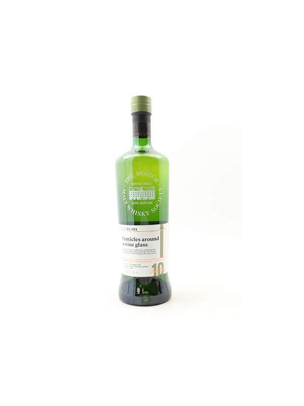 Caol Ila 2009 SMWS 53.301 Tenticles around a wine glass