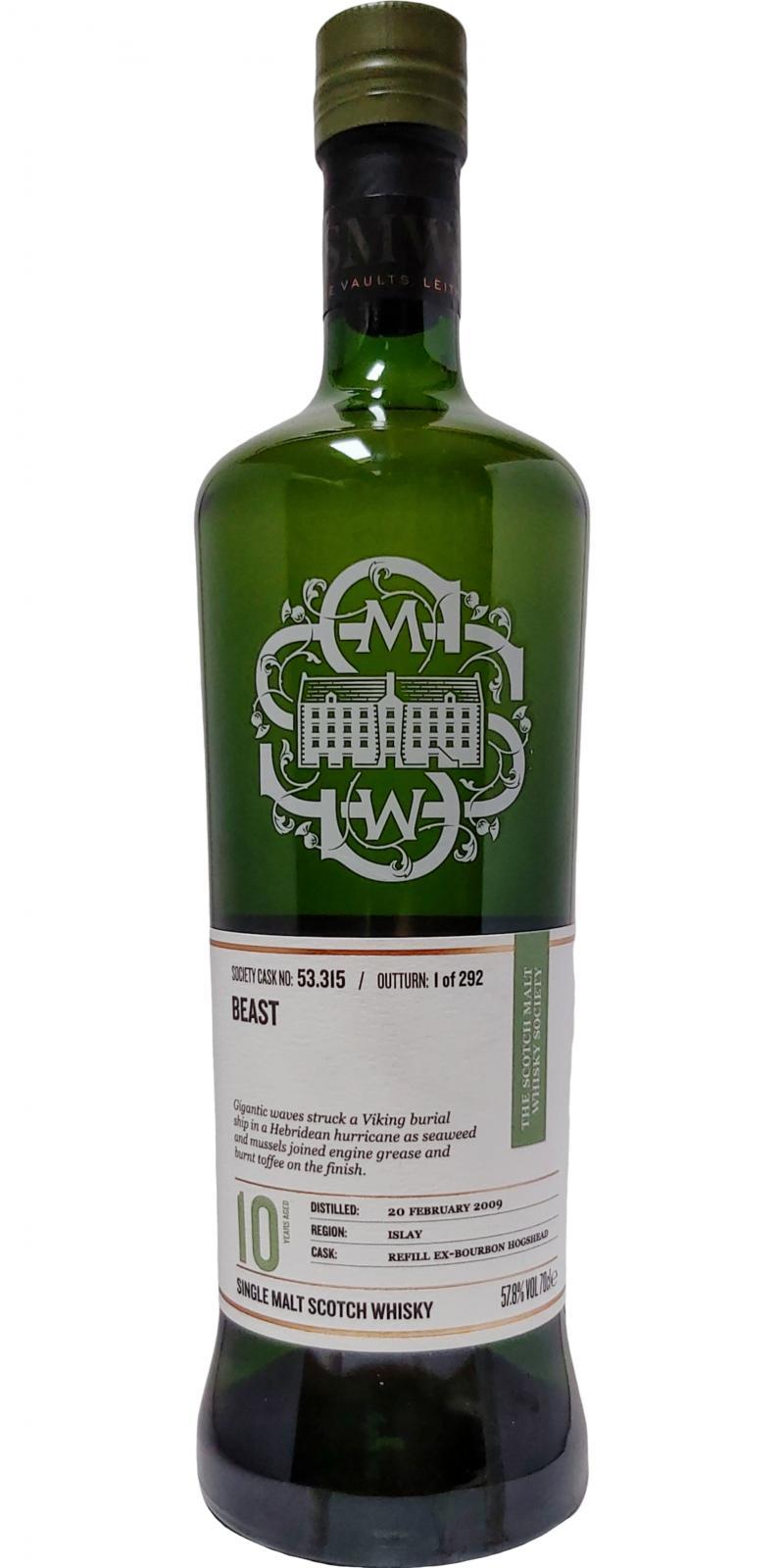 Caol Ila 2009 SMWS 53.315 Beast