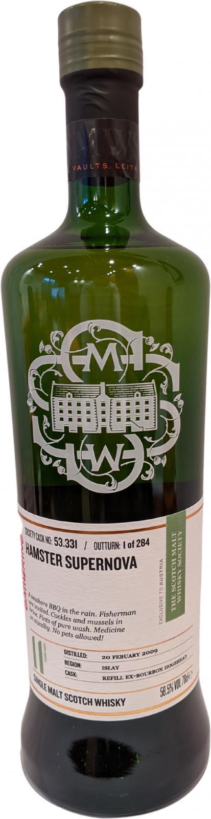 Caol Ila 2009 SMWS 53.331 Hamster supernova