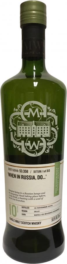 Caol Ila 2009 SMWS 53.358 'When in Russia, do ...'