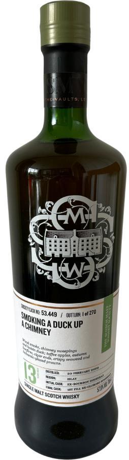 Caol Ila 2009 SMWS 53.449 Smoking a duck up a chimney