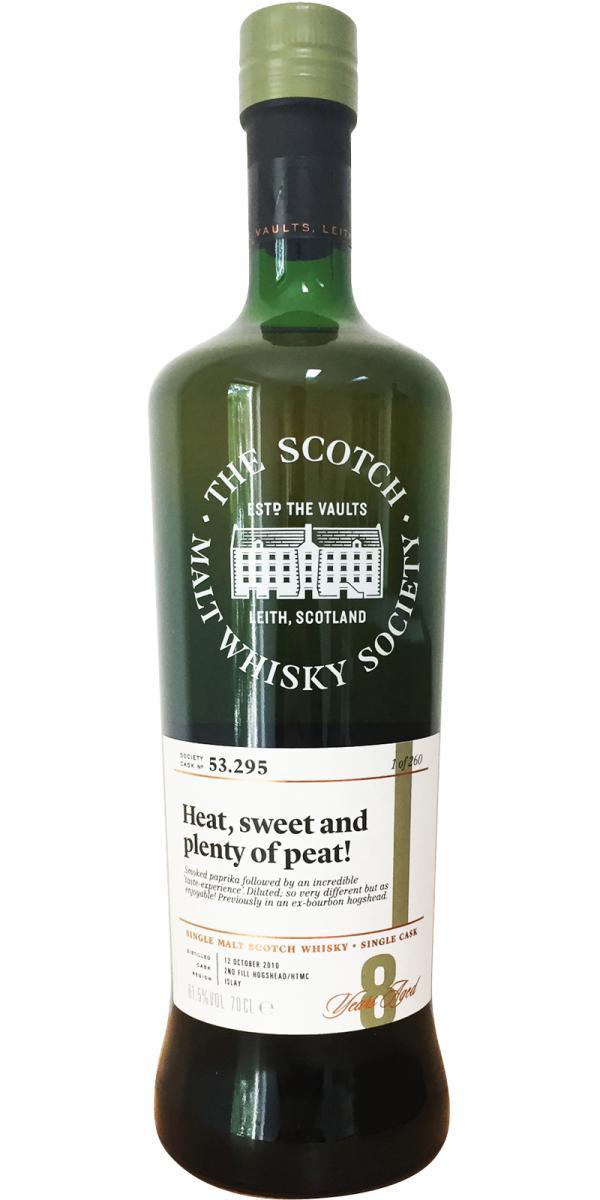 Caol Ila 2010 SMWS 53.295 Heat, sweet and plenty of peat!
