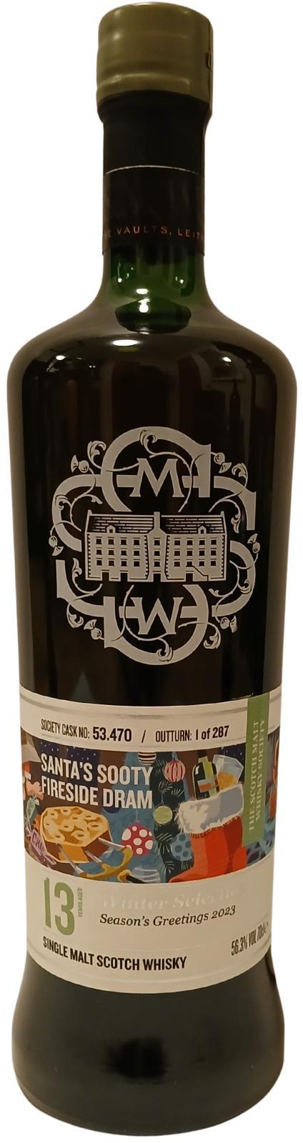 Caol Ila 2010 SMWS 53.470 Santa's sooty fireside dram