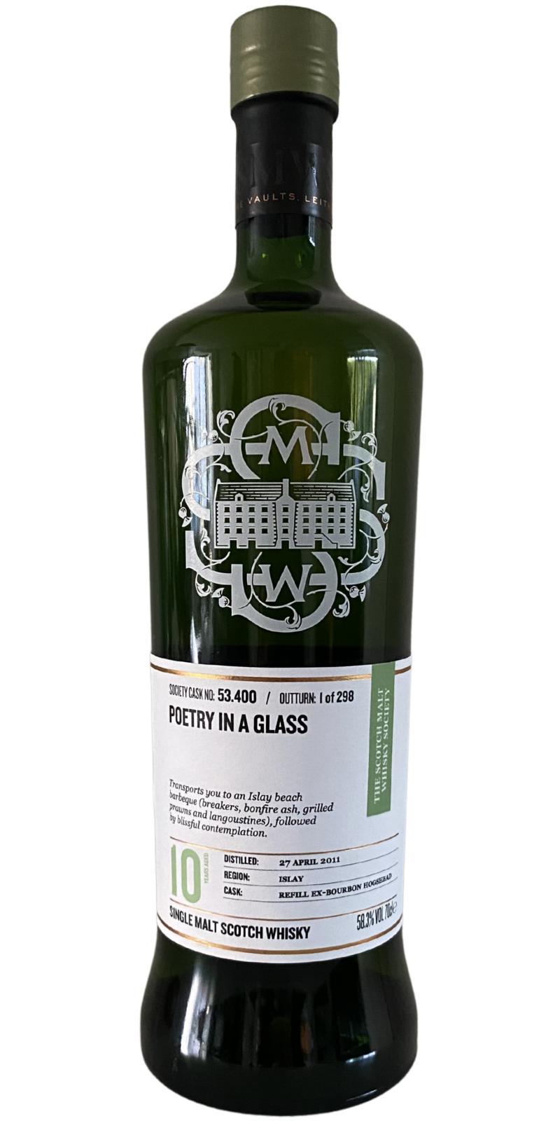 Caol Ila 2011 SMWS 53.400 Poetry in a glass