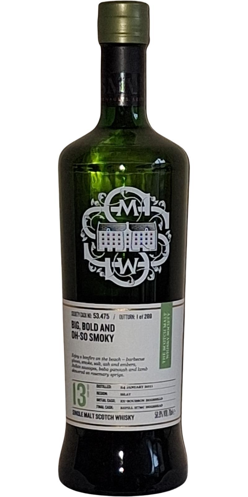 Caol Ila 2011 SMWS 53.475 Big, bold and oh-so smoky