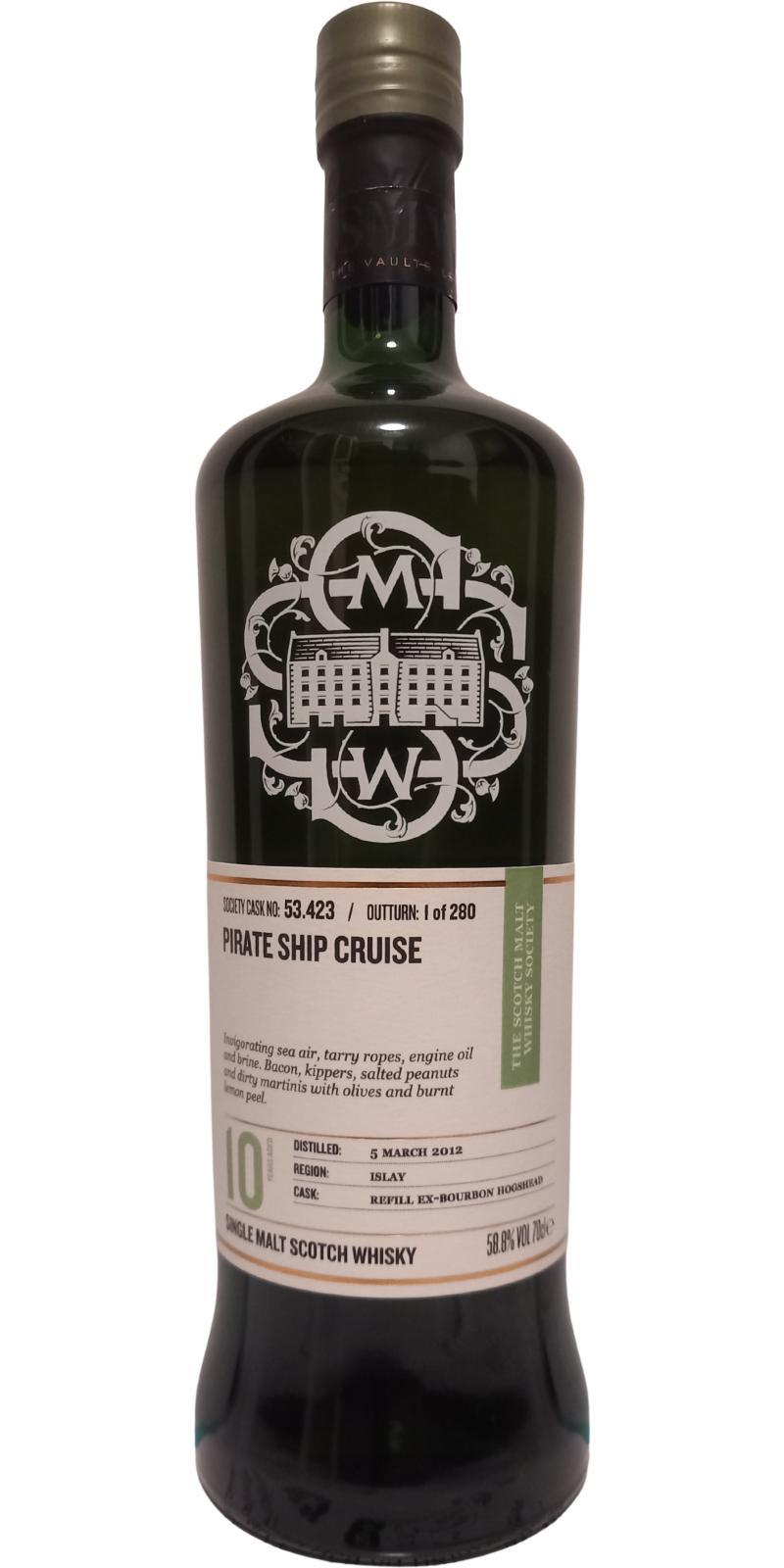 Caol Ila 2012 SMWS 53.423 Pirate ship cruise