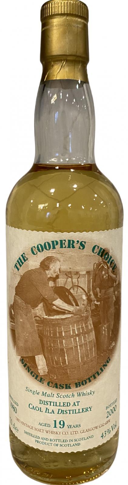 Caol Ila 1980 VM The Cooper's Choice