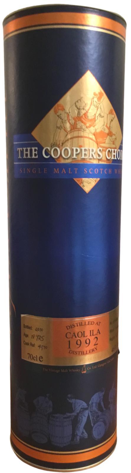 Caol Ila 1992 VM The Cooper's Choice