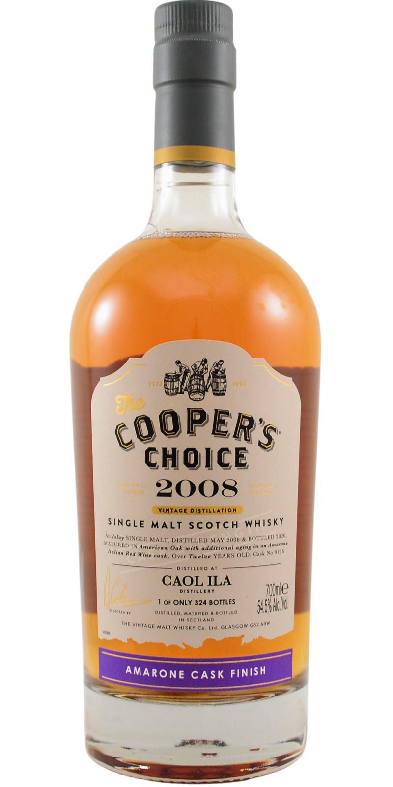 Caol Ila 2008 VM The Cooper's Choice