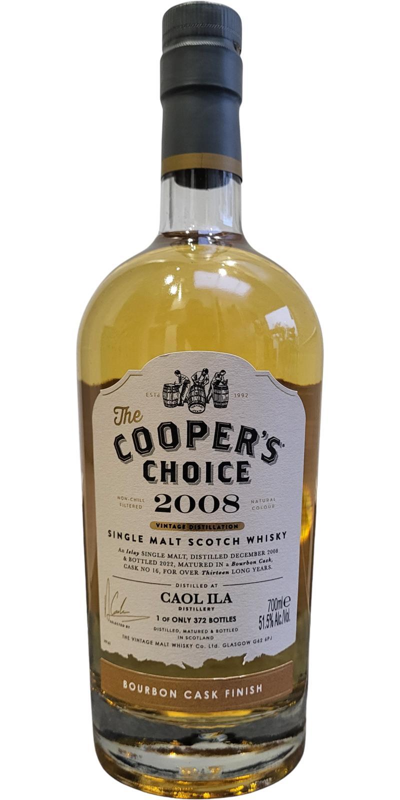 Caol Ila 2008 VM The Cooper's Choice