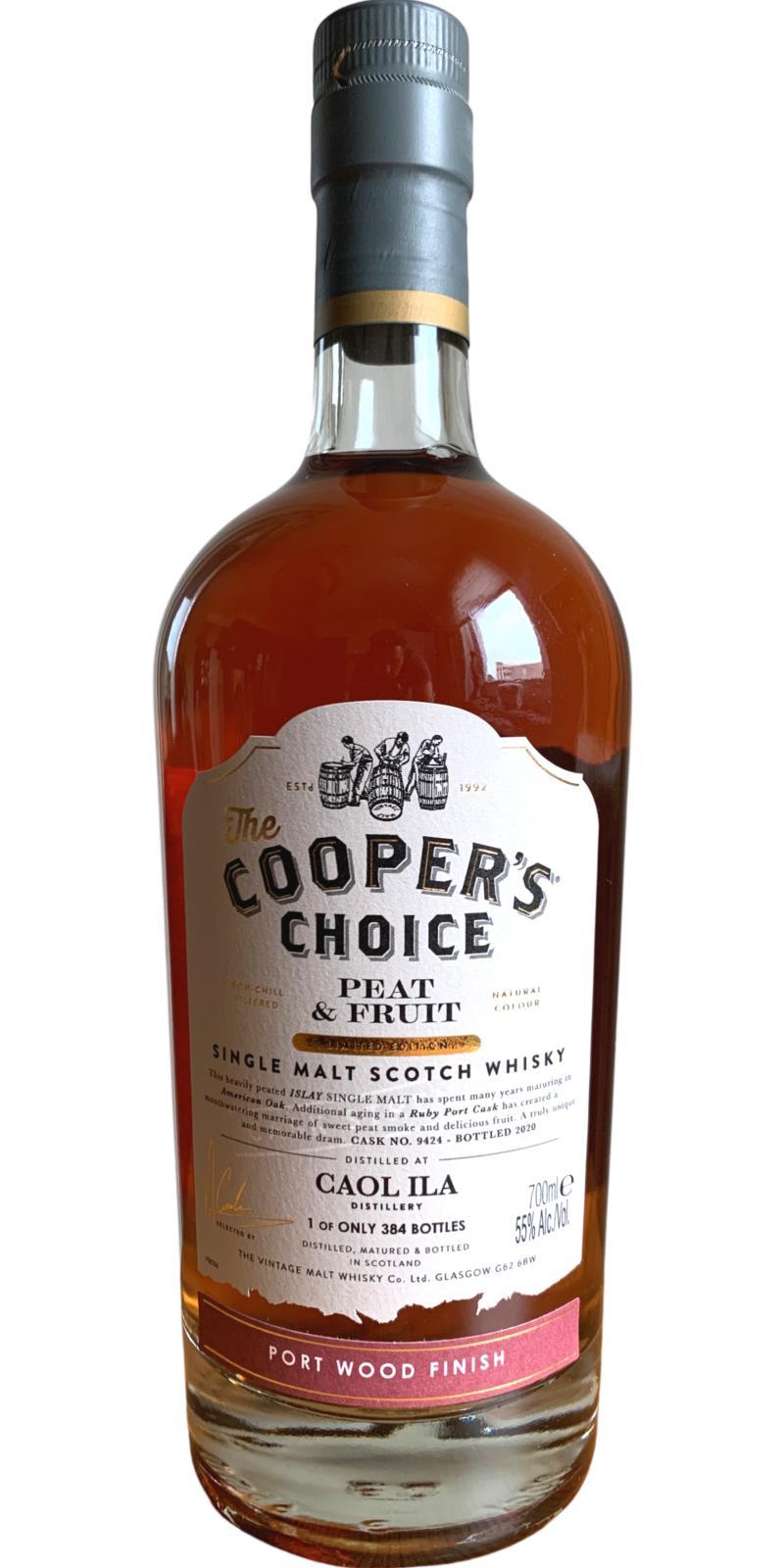 Caol Ila Peat & Fruit VM The Cooper's Choice