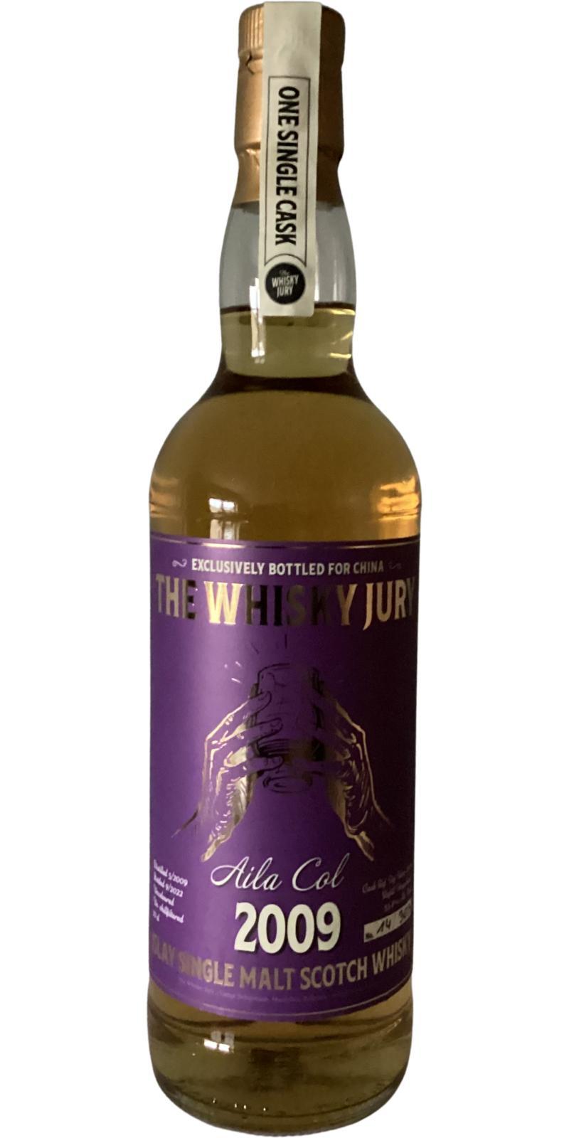 Islay Single Malt Scotch Whisky 2009 TWJ Aila Col