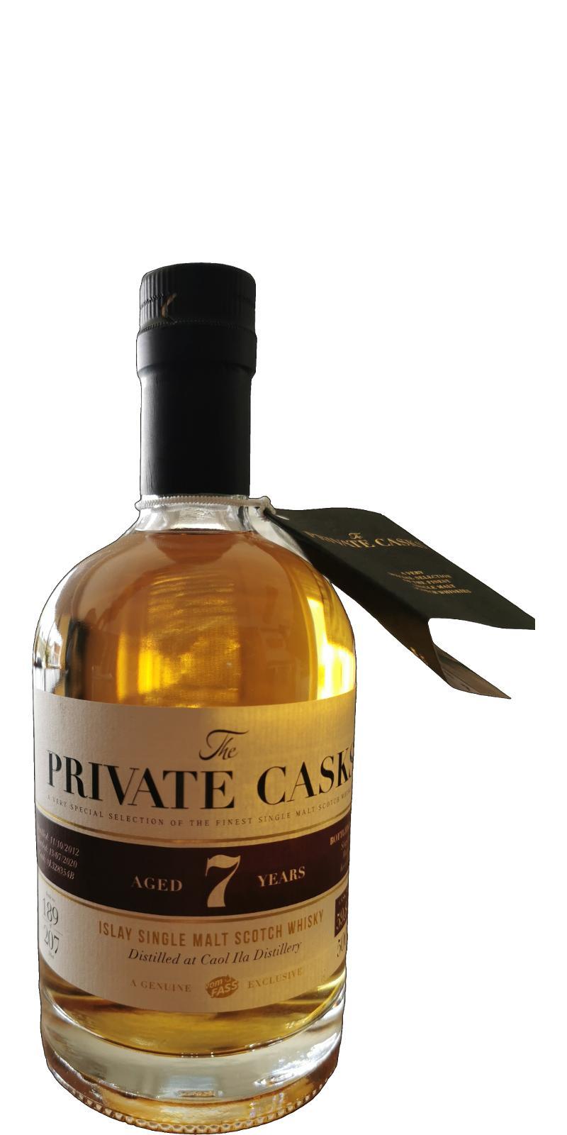 Caol Ila 2012 vF The Private Casks