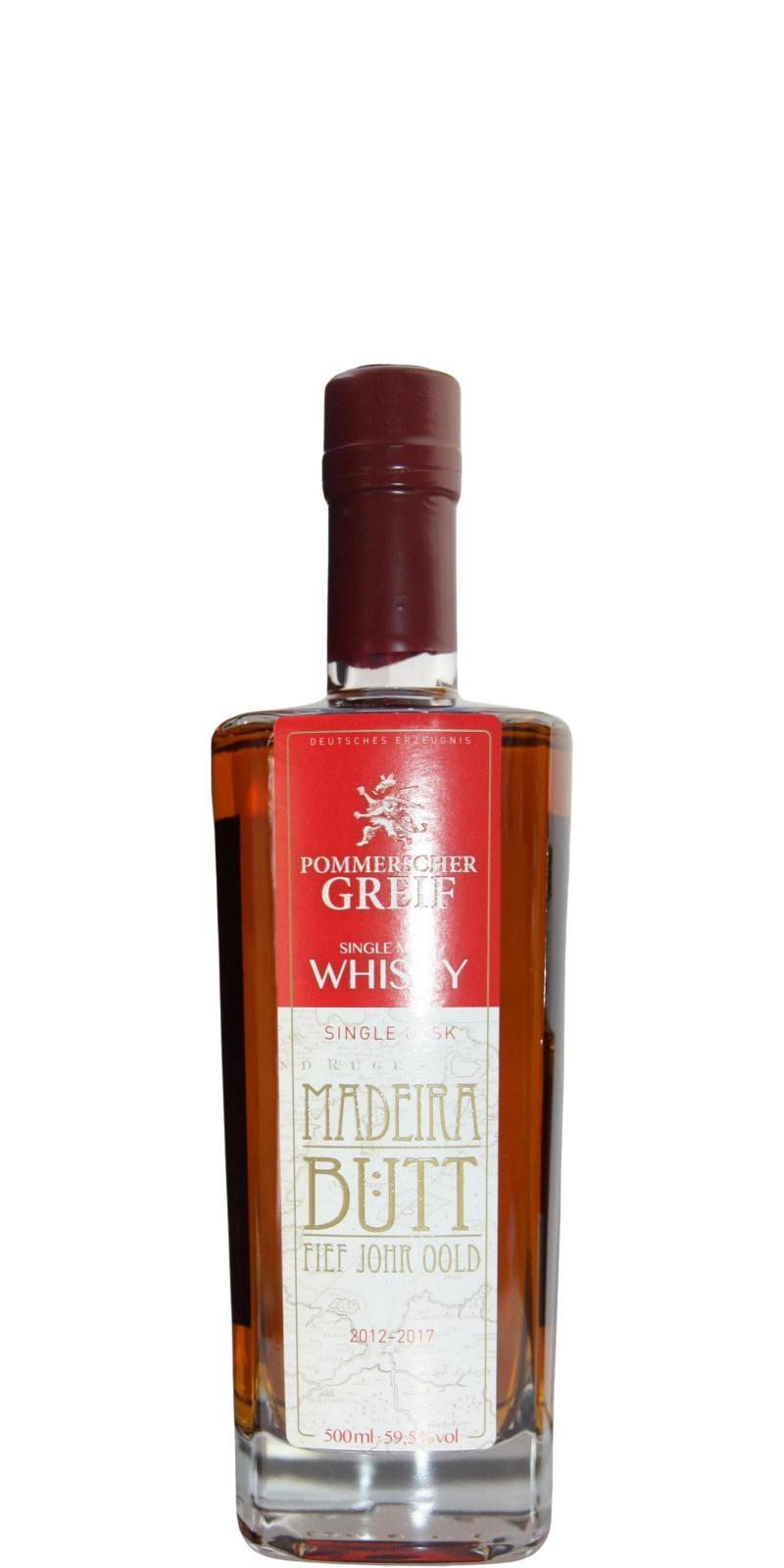 Pommerscher Greif 2012 Single Cask