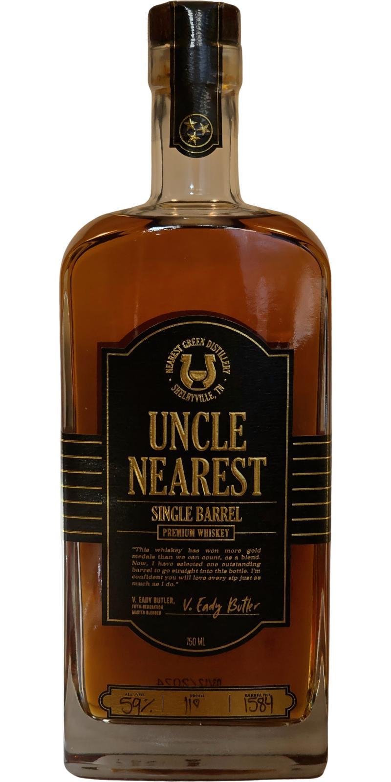 Uncle Nearest Single Barrel Premium Whiskey
