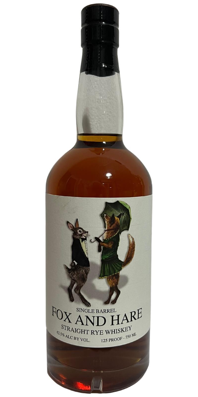 Taconic Distillery 04-year-old Fox And Hare Straight Rye Whiskey