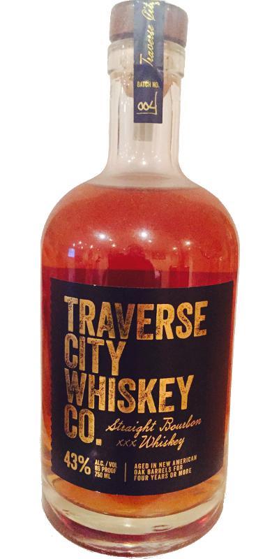 Traverse City Whiskey Co. 04-year-old Straight Bourbon XXX Whiskey