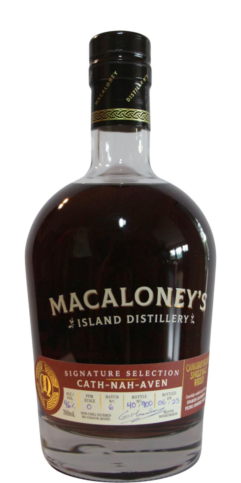 Macaloney's Cath-Nah-Aven Signature Selection