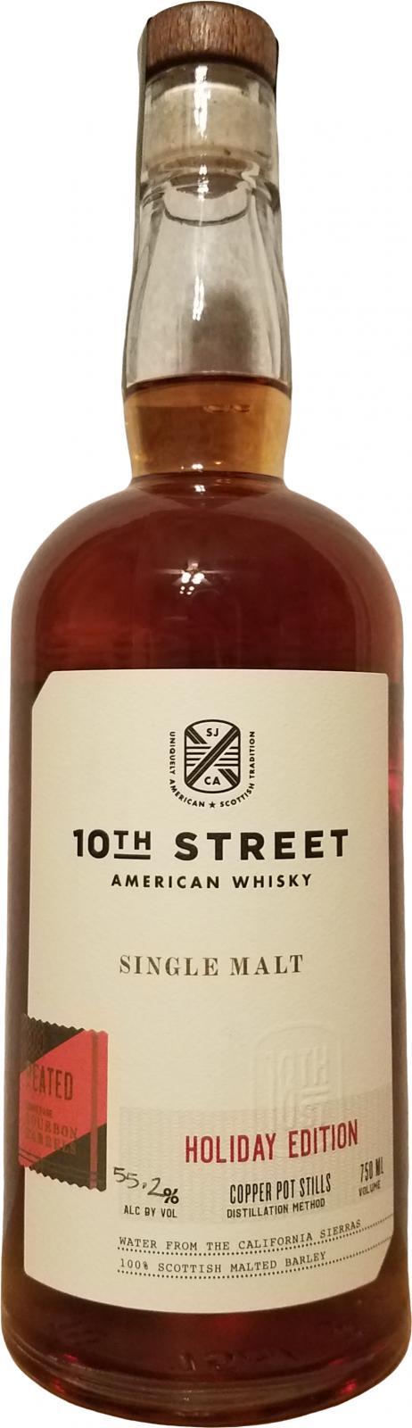 10th Street Single Malt Peated Holiday Edition