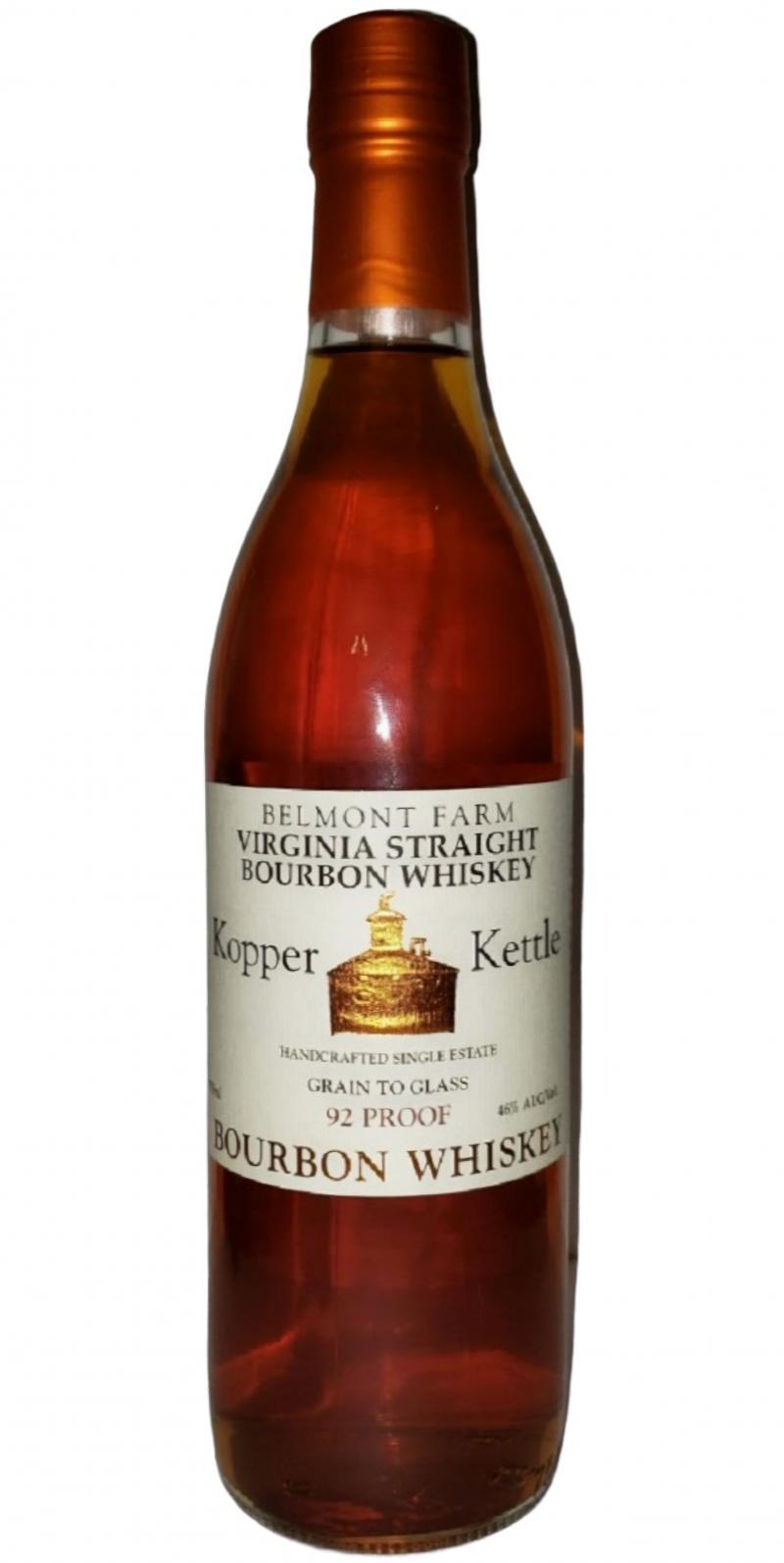 Kopper Kettle Virginia Straight Bourbon Whiskey