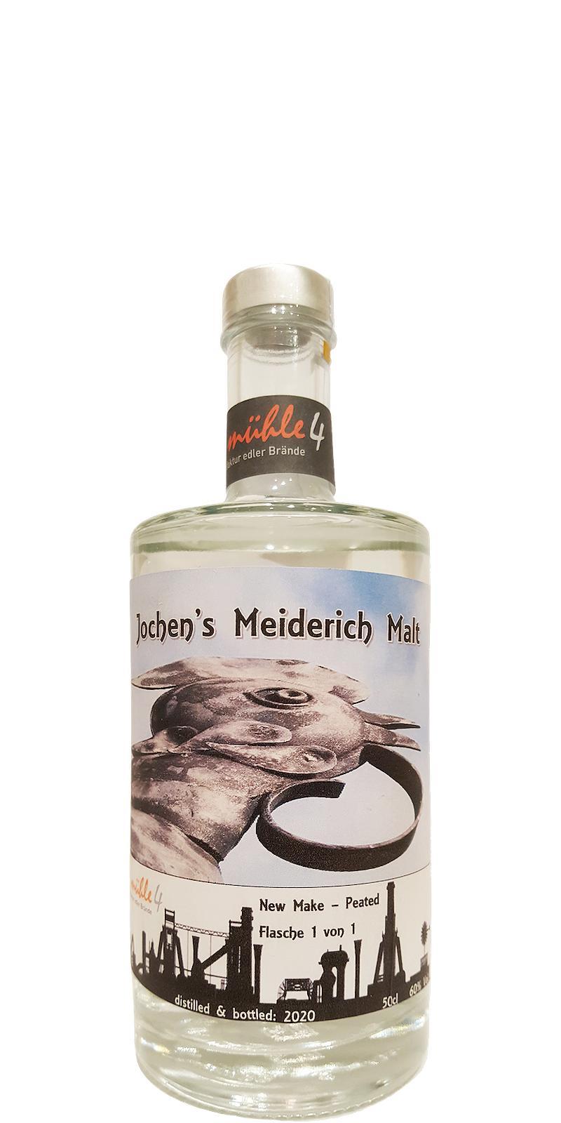 Jochen's Meiderich Malt 2020 New Make - Peated