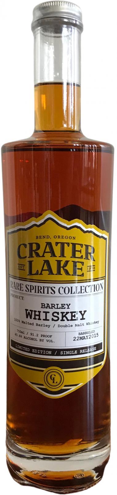 Crater Lake Barley Whiskey Rare Spirits Collection