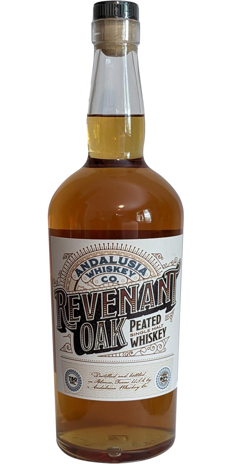 Revenant Oak Peated Single Malt Whiskey