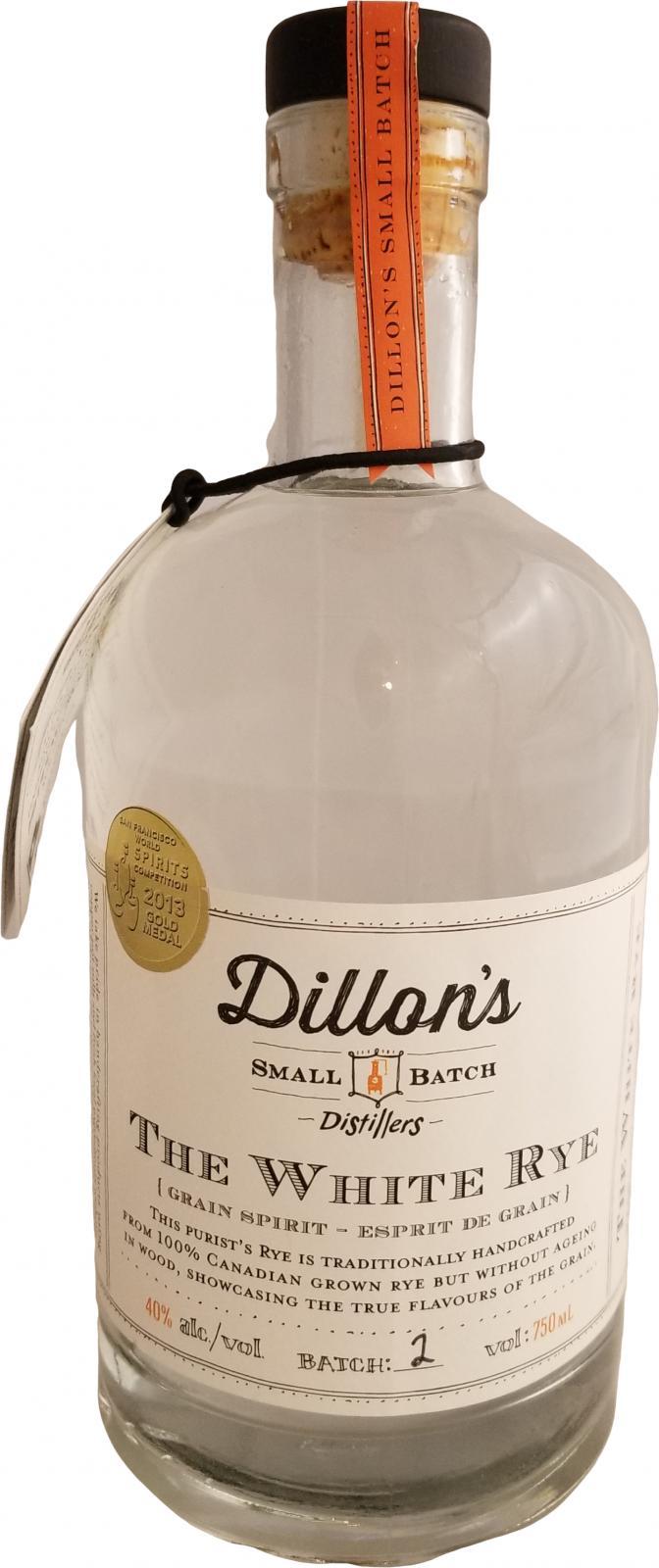 Dillon's The White Rye Batch 2